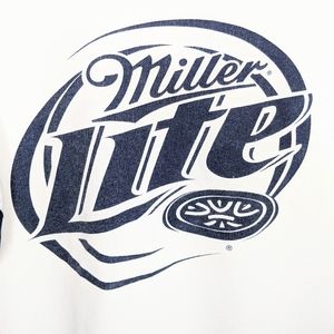 Miller Light Beer Ringer Retro T-shirt XL